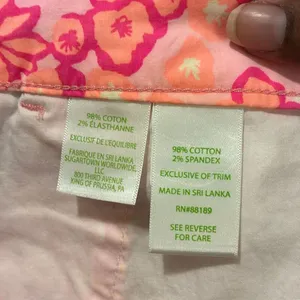 Lilly Pulitzer, buttercup, scalloped hem, shorts, days, bloom, size 10 thumbnail 3