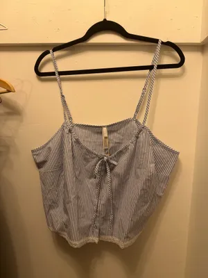 Skims cotton poplin sleep cami sz X-Large thumbnail 3