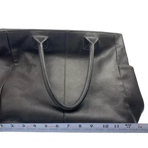 ILI NEW YORK and TORONTO dark brown genuine leather tote bag thumbnail 10