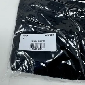Area‎ Stars Quarter Zip Sweater Black Cable Knit Ribbed Collared Pullover S NEW thumbnail 11