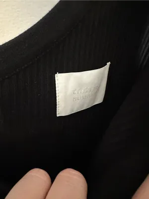 NWOT Citizens of Humanity Narida one shoulder tank top black small thumbnail 3