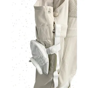 Outdoor Voices Cream RecTrek Hiking Overalls Zip Off Gorpcore Jumpsuit Size S thumbnail 7