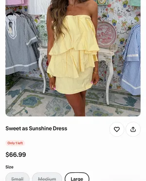 Sweet As Sunshine Yellow Size L thumbnail 2