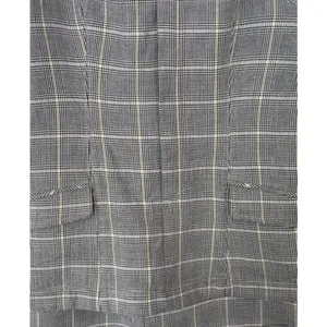 ANTHROPOLOGIE Maeve PLAID PLAYSUIT Brown Motif Optional Straps Menswear Size 12 thumbnail 6