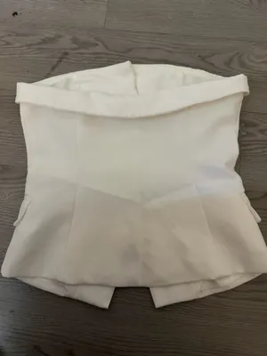 Princess Polly White corset button top thumbnail 2