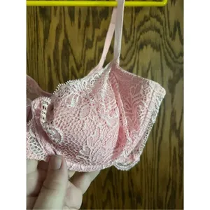 Very Sexy Victorias Secret Cup And Wings Pink Bra Push Up Without Padding 36C thumbnail 2