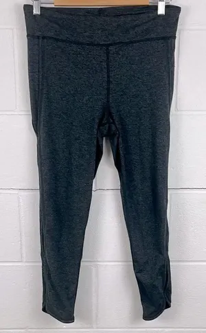 Free People movement infinity high waisted cut out heathered gray crop legging thumbnail 1