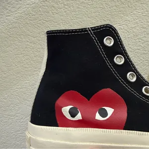 CONVERSE X Comme des Garçons PLAY High Top Chuck 70 Unisex Sneakers Women’s 7 thumbnail 11