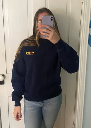 MOTTS navy blue crewneck thumbnail 3