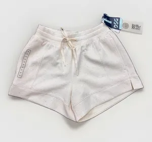 DSG Women's Size XS Mid Rise 4" Sport Fleece Shorts Bright Sand Multi Active thumbnail 1