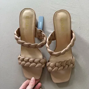 Rihero Braided Strap Heeled Sandals thumbnail 4
