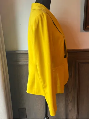 9 & Co. Women's Blazer Jacket in citrine nwt 12 thumbnail 4