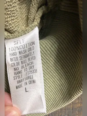easel Olive Green Crewneck Sweatshirt with Cowboy Hat & Boots Graphic thumbnail 3