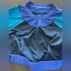 JoyLab BLUE YOGA SET LEGGINGS AND CROP TOP S/M thumbnail 4