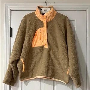 Free People Hit The Slopes Colorblock Pullover Size XL thumbnail 1