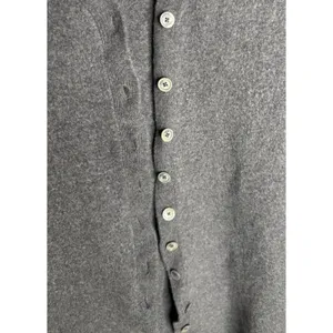 Wilifred Long Cardigan Blue Size Large Merino Wool Dusky Long Sleeves Buttons thumbnail 4