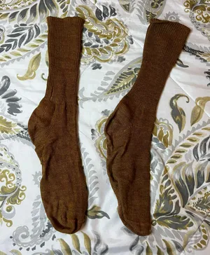 Brown Knitted Winter Socks thumbnail 1
