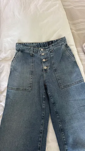 AG Adriano Goldschmied jeans wide leg crop size 25 thumbnail 8