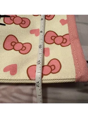Hello Kitty Pink and Cream Bow Tote thumbnail 8