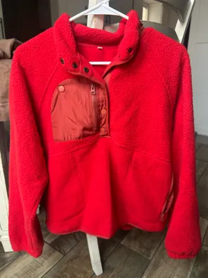 Red Sherpa Quarter-Zip thumbnail 1