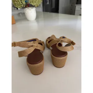 ROTHY'S The Knot Heeled Sandals in Golden Sun Size 5.5 thumbnail 6
