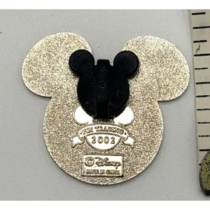 Vintage 2002 Disney Pin Trading Mickey Head USA Flag Patriotic Americana WDW thumbnail 2