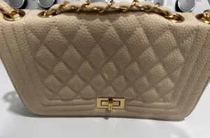 Cream Quilted Bag thumbnail 2
