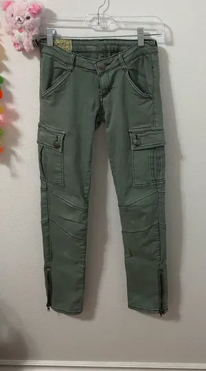 Machine pants Green Size 26 thumbnail 1