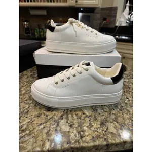 Kurt Geiger London Laney Womens Size 40 US 9 Sneakers Black White Leather Bird thumbnail 2