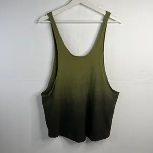 t.la Size S Tank Top Ombre Olive Green French Terry Raw Edge Anthropologie thumbnail 12