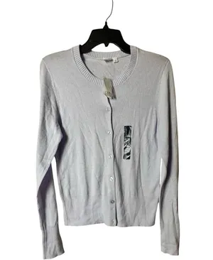 Gap Women’s Light Purple Button-Up Cardigan Sz S thumbnail 2