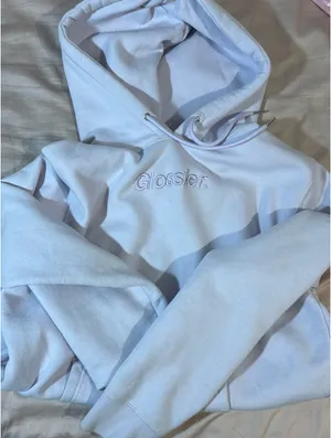 glossier hoodie White thumbnail 1