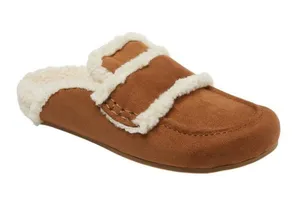 NWT A New Day Women’s Lucie Cozy Lined Footbed Flats 94622294 Brown 6M thumbnail 1