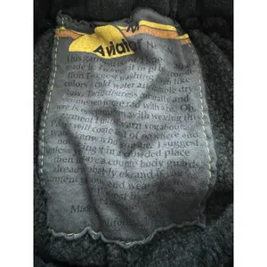 Aviator Nation Wide Leg Parrot Pocket Pants Faded Smoke Women's Size Medium thumbnail 11