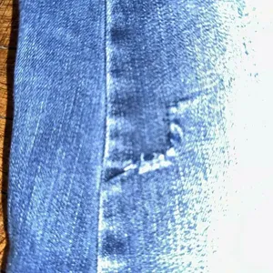 Silver jeans distressed Suki slim boot denim 30x33 western jeans thumbnail 2