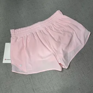 Lululemon Hotty Hot High Rise Athletic Shorts Strawberry Milkshake Pink 12 NWT thumbnail 8