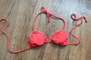 Bettinis‎ women's coral bikini swim suit top- small thumbnail 1