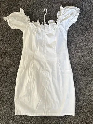 SHEIN White Dress Size Medium 0321 thumbnail 4