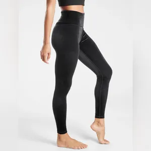 Athleta Elation velvet tight leggings SZ:XL thumbnail 3