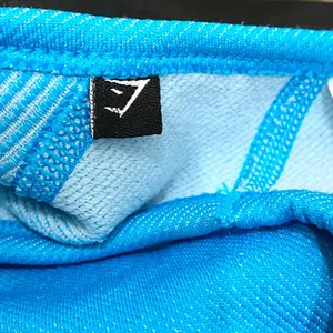 GYMSHARK Neon Blue Ultra Seamless Crop Top Size S thumbnail 10