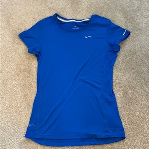 Nike Women's Blue Dri-FIT Top thumbnail 1