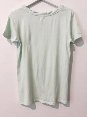 L’Agence Cory Cotton Scoopneck Tee Size Medium Honeydew Classic Basic Minimalist thumbnail 9