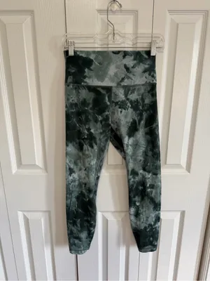Lululemon Align High Rise Pant 25" Diamond Dye Smoked Spruce Size 8 thumbnail 4