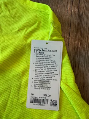 Swiftly Rib Lululemon Tech Tank 2.0 Race thumbnail 2