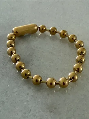 Plunder Gold Beaded Ball Link Bracelet - Women's Fashion Jewelry New Size 8 thumbnail 4