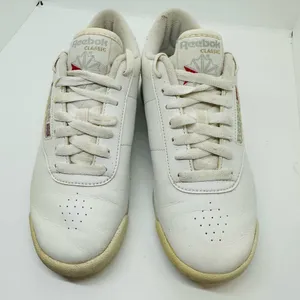 Reebok Women’s White Classic Lace Up Athletic Tennis Shoes Size 6.5 thumbnail 8