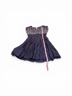 FREE PEOPLE shirred floral embroidered eyelet dress thumbnail 4