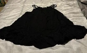 Umgee Black Strappy Shirt thumbnail 1