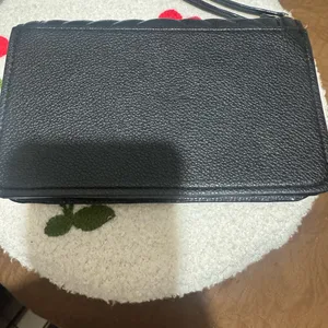 PINK Victoria's Secret Black Quilted Clutch thumbnail 5