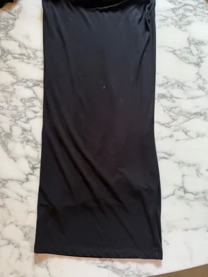 NWOT Good American V-Neck Bodycon Midi Black Dress 0 (US 0-2) SUPERGLUE FLAW thumbnail 10